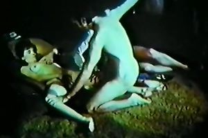 Submissive classic brunette hair fed with pecker and balls