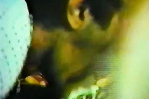 Submissive classic brunette hair fed with pecker and balls