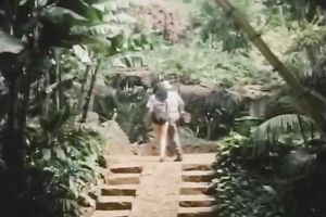 Hot and slender blond whores in the jungle fuck one man