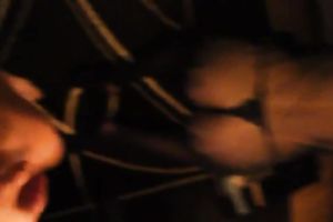 Auburn white wife with ideal large bubble butt gave damn worthy BJ before some fingering