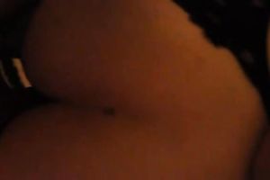 Auburn white wife with ideal large bubble butt gave damn worthy BJ before some fingering