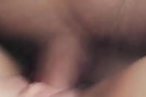 I fuck my wife's love tunnel with favourite sex toy toy