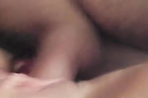 I fuck my wife's love tunnel with favourite sex toy toy