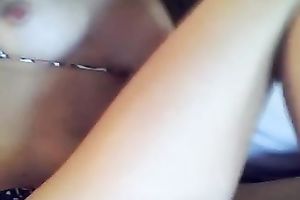 Charming dark brown chick with charming lips positions on cam