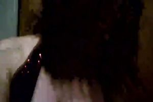 Busty GF rides my rock hard schlong in cowgirl position