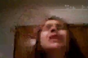 Busty GF rides my rock hard schlong in cowgirl position