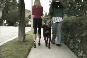 Busty golden-haired sweety gets glad by vehement womanizer