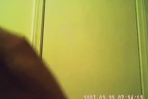 Nasty aged woman stripping in a changing room so this babe receive caught on web camera