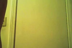 Nasty aged woman stripping in a changing room so this babe receive caught on web camera