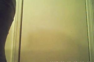 Nasty aged woman stripping in a changing room so this babe receive caught on web camera