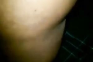 Creampie for the brown twat of my ebon girlfriend