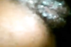 Creampie for the brown twat of my ebon girlfriend