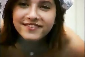 Skanky amateur legal age teenager honey plays with her wet crack whilst we chat on livecam