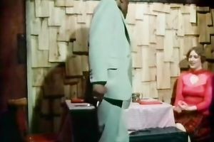 Chocolate playgirl loved to engulf that white penis in her bedroom