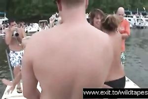 Boozy Teens widening holes in public