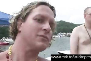 Boozy Teens widening holes in public