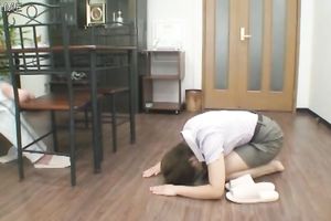 This seductively irresistible hoe is a bit shy but this babe knows how to undress