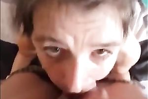 She sucks my pole with a great fun and licks nuts