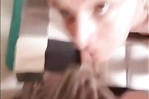 She sucks my pole with a great fun and licks nuts