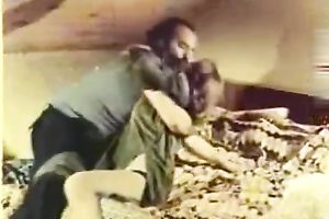 Dressed moustached fellow crave any wife to ride his pecker