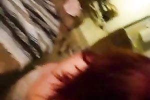 My obese redhead husband shows her irrumation skills to me