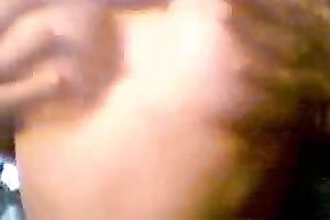 Sexy web camera amateur wife flashing her small bumpers and pants