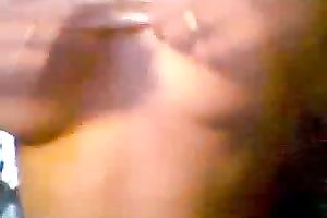 Sexy web camera amateur wife flashing her small bumpers and pants