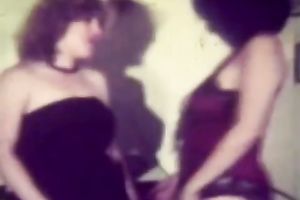 Penetrated with their big plastic dildos