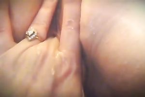 Watch me playing sensually with my soaking moist twat