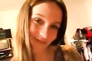 Redhead wench with slender body gives me tugjob and acquires bare