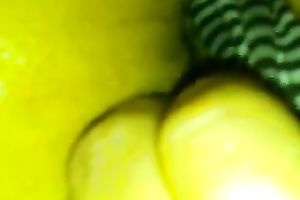 Closeup homemade teaser clip of my wife's moist vagina in the pants