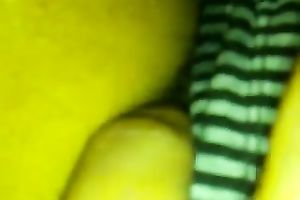 Closeup homemade teaser clip of my wife's moist vagina in the pants