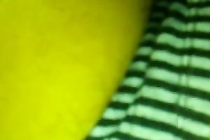 Closeup homemade teaser clip of my wife's moist vagina in the pants