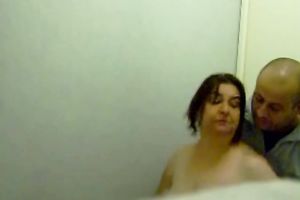 Horny aged aunt riding her hubby's hard 10-Pounder in reverse cowgirl pose