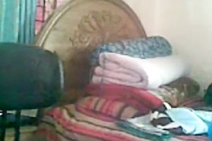 Busty fresh dilettante Indian legal age teenager oils up herself stripped