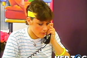 Lovely legal age teenager with cute pigtails rides guy's hard knob like true cowgirl