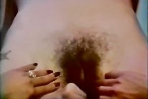 Busty chick got her hirsute and taut fur pie gangbanged indeed hard by her ally