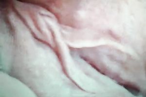 Nice closeup of ally tickling juicy bald slit of his charming wifey