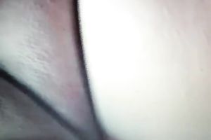 Nice closeup of ally tickling juicy bald slit of his charming wifey