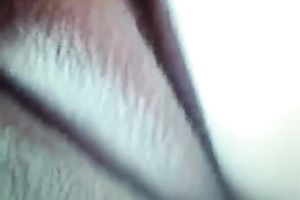 Nice closeup of ally tickling juicy bald slit of his charming wifey