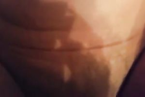 Quite admirable closeup of my buddy playing with his lusty wife's muff