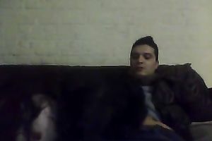 Tipsy brunette hair college playgirl from Belgium sucks my obscene knob