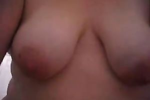 My plump breasty slutty wife tries to please me by riding on top