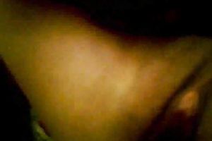 Filming my perverted dark brown girlfriend engulfing and taking my BBC