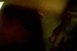 Filming my perverted dark brown girlfriend engulfing and taking my BBC