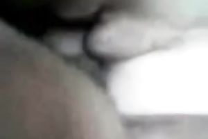 Poking my hot brunette hair girlfriend in a missionary position