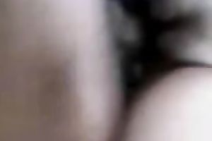 Poking my hot brunette hair girlfriend in a missionary position