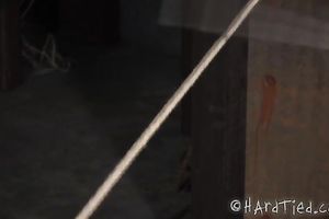 Black man treats unrepining brunette hair in a truly hardcore thraldom way