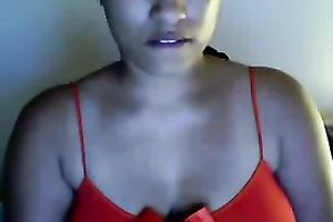 I am wearing taut red petticoat to underline my large luscious butt