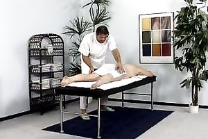 This corpulent slut comes to massage parlor with hope to be screwed